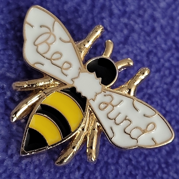 Bee Kind Honeybee Enamel Pin - Picture 6 of 10